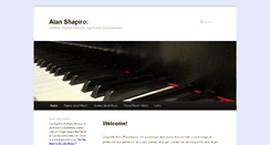 Desktop Screenshot of alanshapiromusic.net