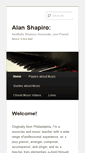 Mobile Screenshot of alanshapiromusic.net