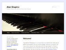 Tablet Screenshot of alanshapiromusic.net